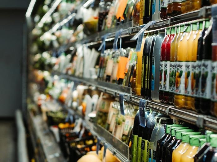 Drinks coolers in a convenience store